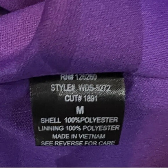 Modern Love one shoulder ruffle abstract print dress size medium - Picture 5 of 5